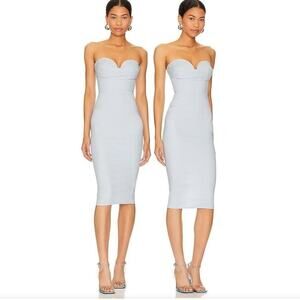 Revolve More to Come Sophia Strapless Midi Dress in Size XS.